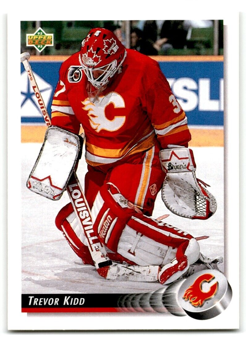 1992-93 Upper Deck Trevor Kidd Calgary Flames #134