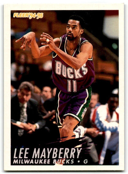 1994-95 Fleer Lee Mayberry Milwaukee Bucks #127