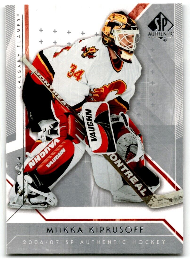 2006-07 SP Authentic Miikka Kiprusoff Calgary Flames #85