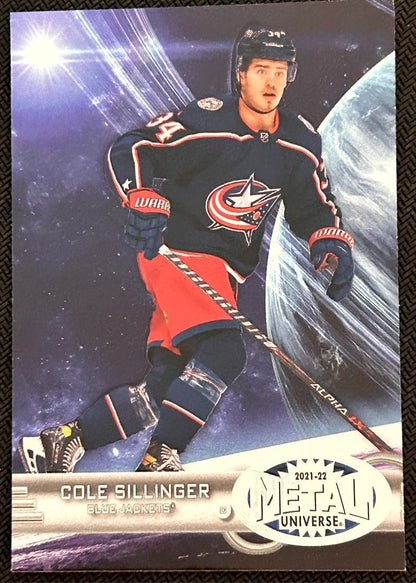 2019-20 Skybox Metal Universe Cole Sillinger Columbus Blue Jackets #R-4