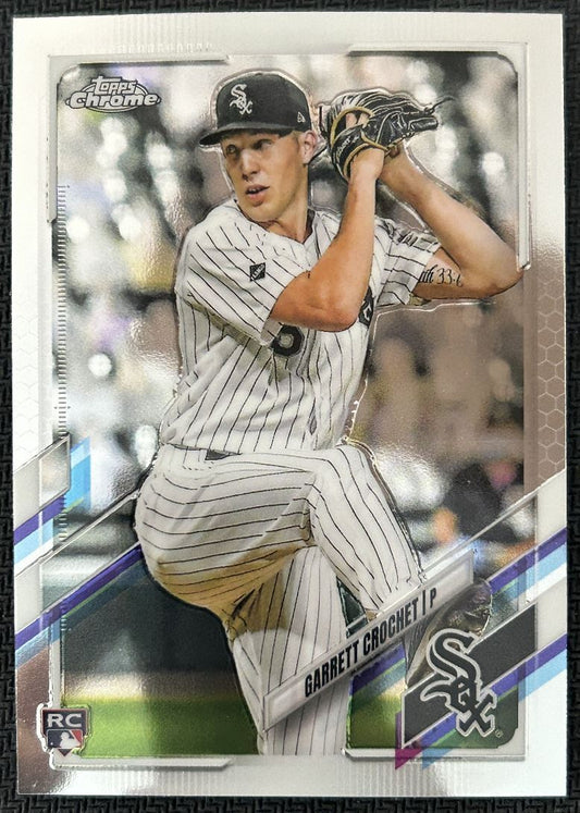 2021 Topps Chrome Garrett Crochet Rookie Chicago White Sox #69