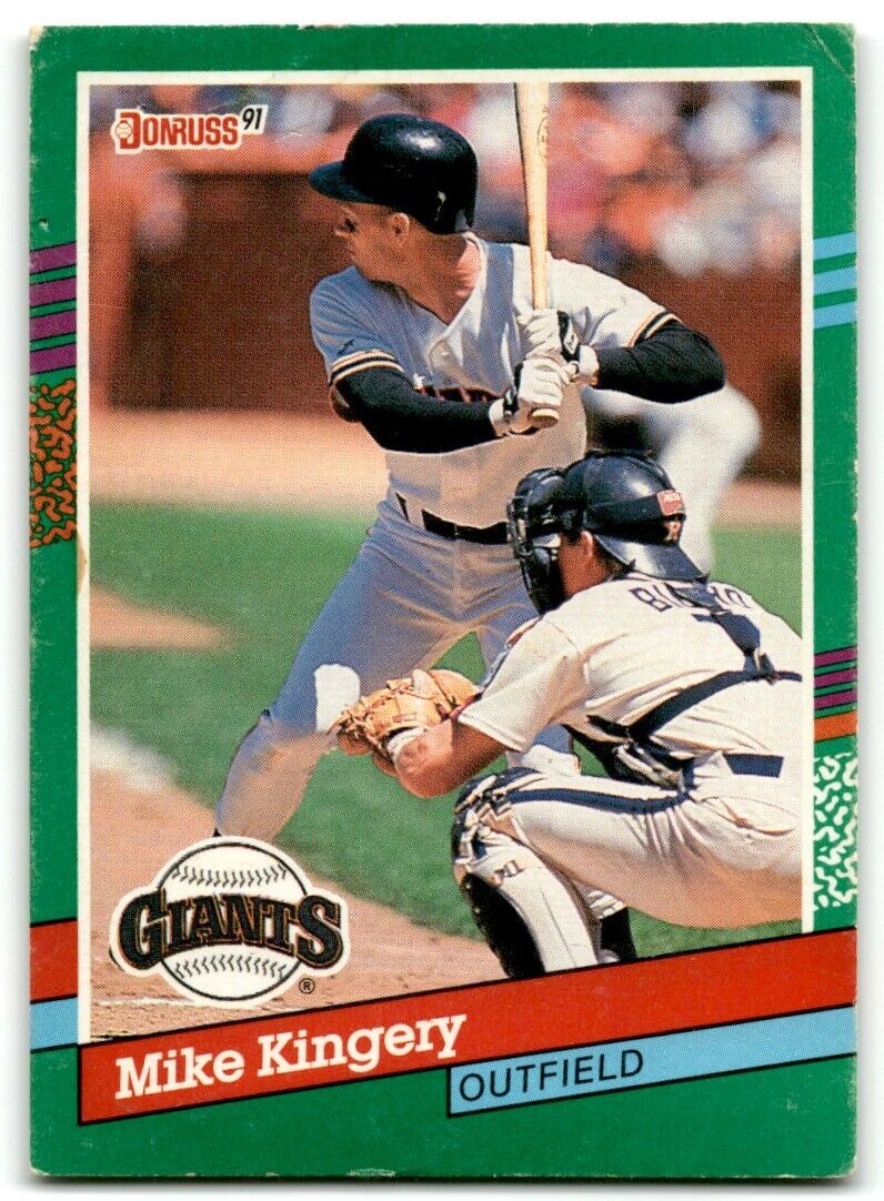 1991 Donruss Mike Kingery San Francisco Giants #573