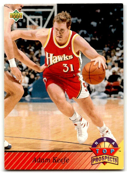 1992-93 Upper Deck Adam Keefe Atlanta Hawks #456