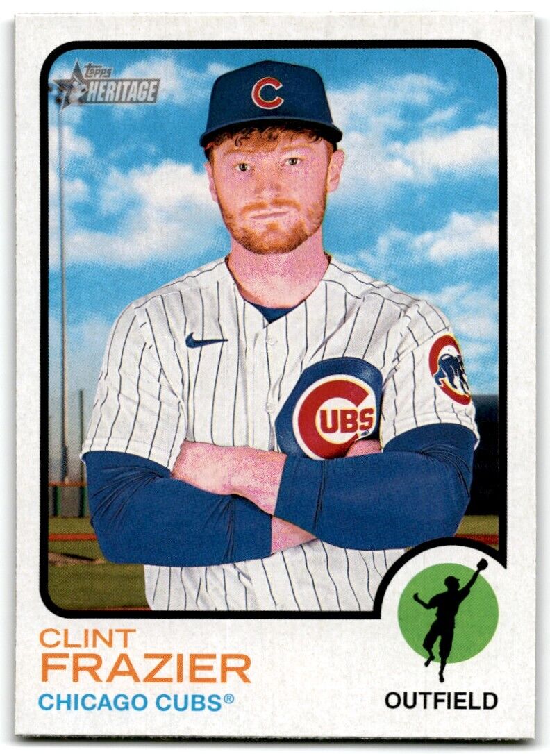 2022 Topps Heritage High Number Clint Frazier Chicago Cubs #566