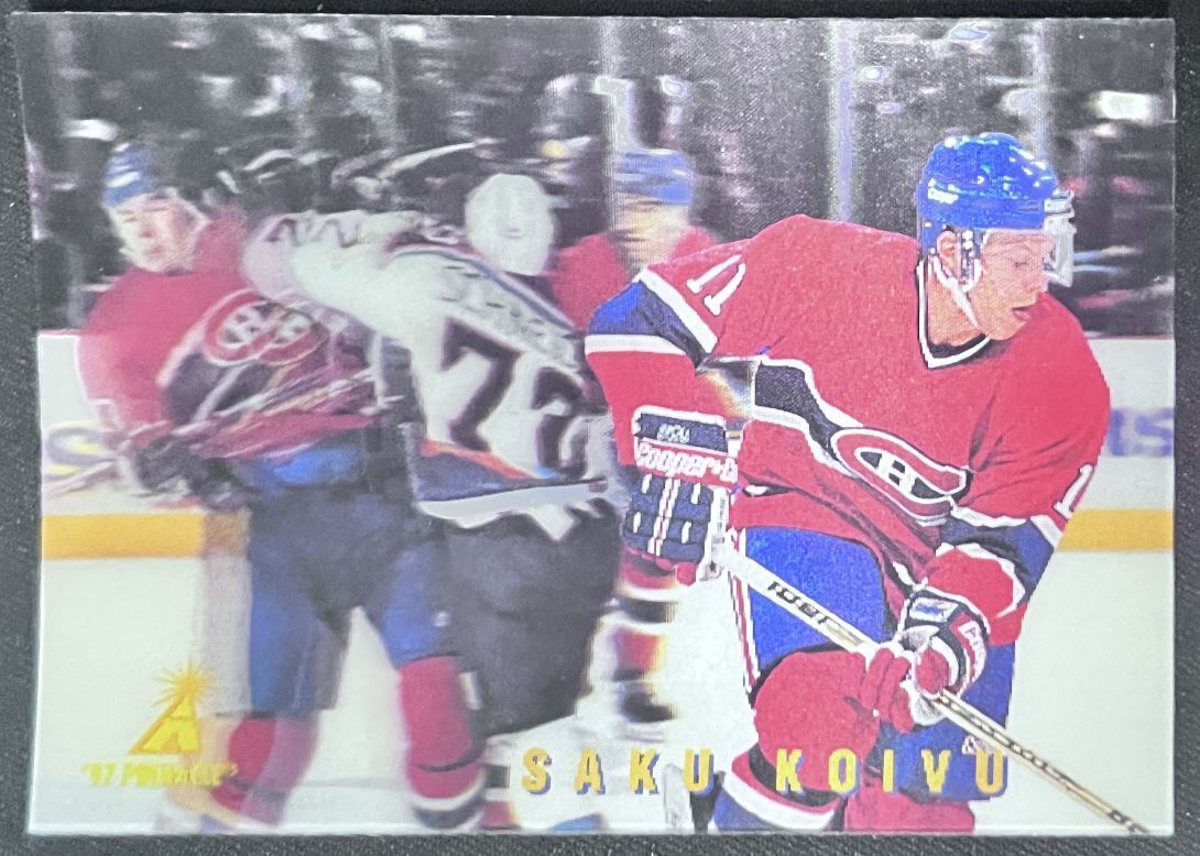 1996-97 Pinnacle McDonald's 3D Ice Breakers Saku Koivu Montreal Canadiens #MCD5