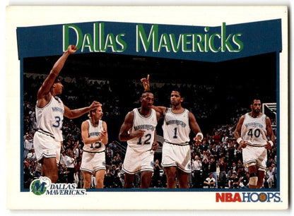 1991-92 Hoops Dallas Mavericks Dallas Mavericks #279