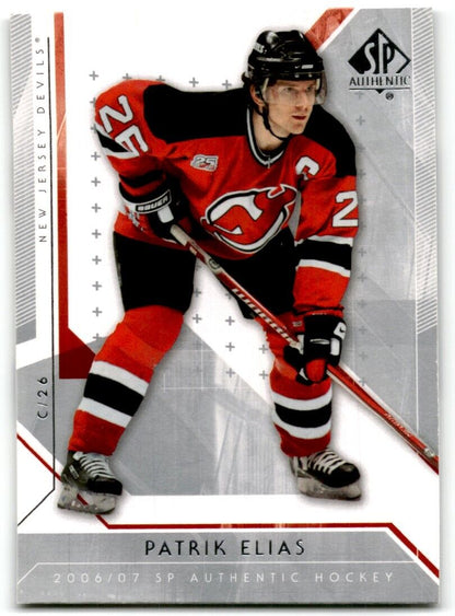 2006-07 SP Authentic Patrik Elias New Jersey Devils #44