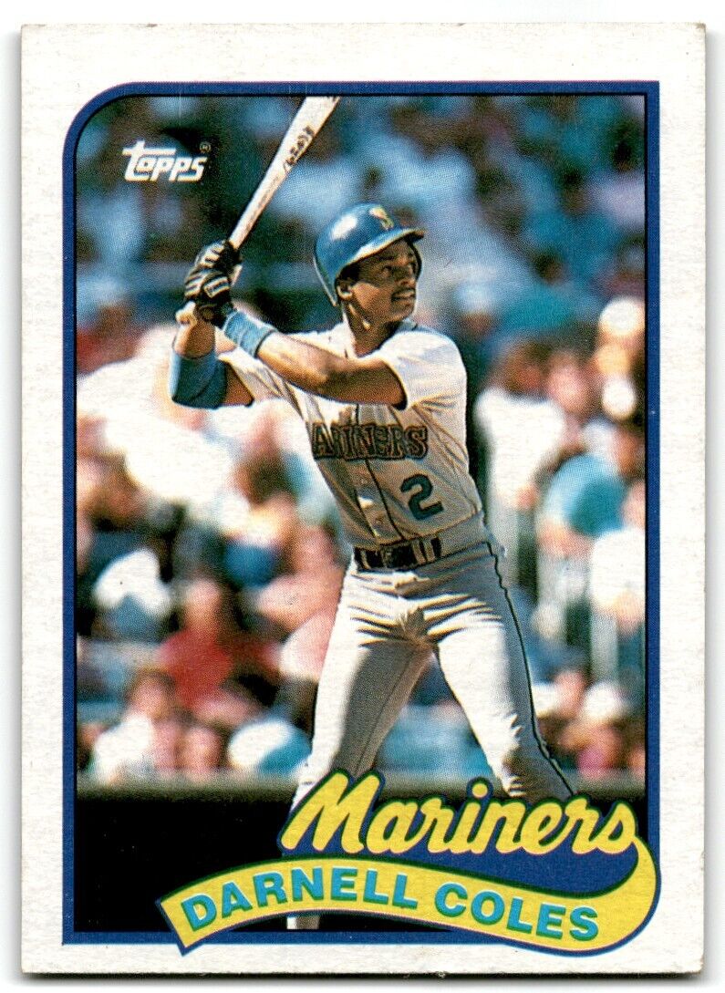 1989 Topps Darnell Coles Seattle Mariners #738