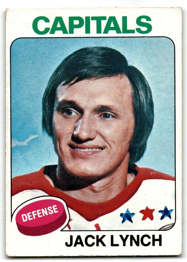 1975-76 Topps Jack Lynch Washington Capitals #116