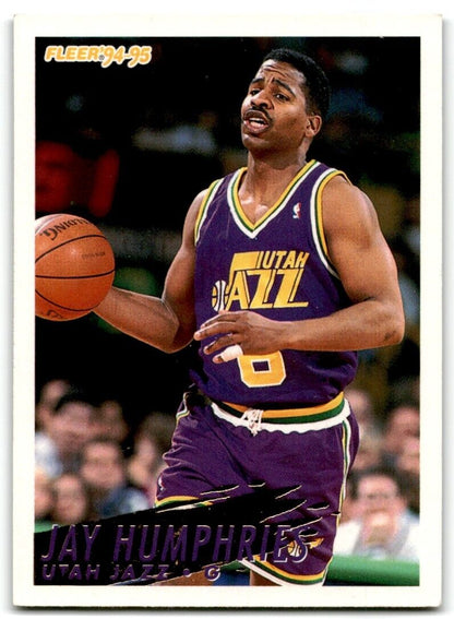 1994-95 Fleer Jay Humphries Utah Jazz #223