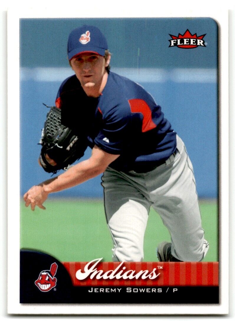 2007 Fleer Jeremy Sowers Cleveland Indians #240