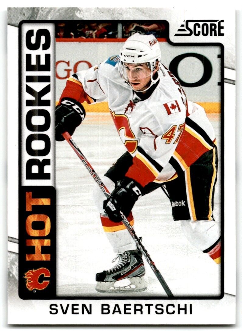 2012-13 Score Hot Rookies Sven Baertschi Rookie Calgary Flames #518