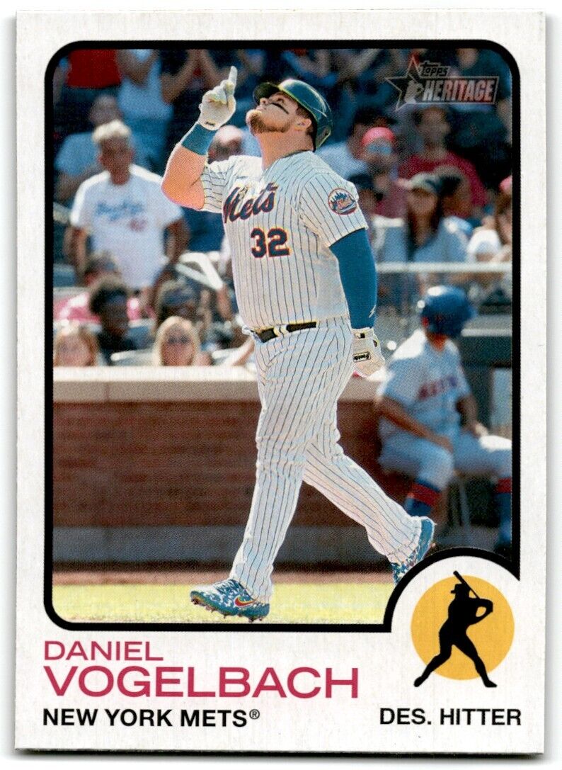 2022 Topps Heritage High Number Daniel Vogelbach New York Mets #699