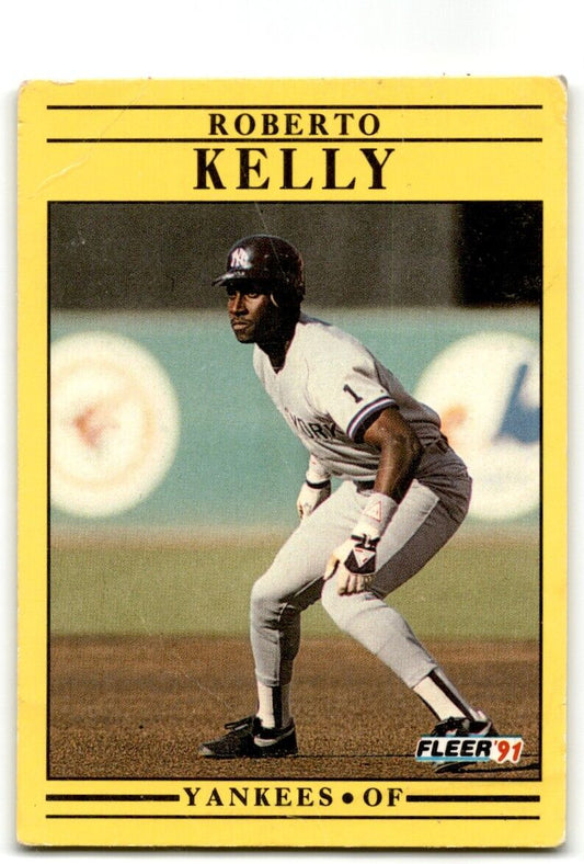 1991 Fleer Roberto Kelly New York Yankees #668