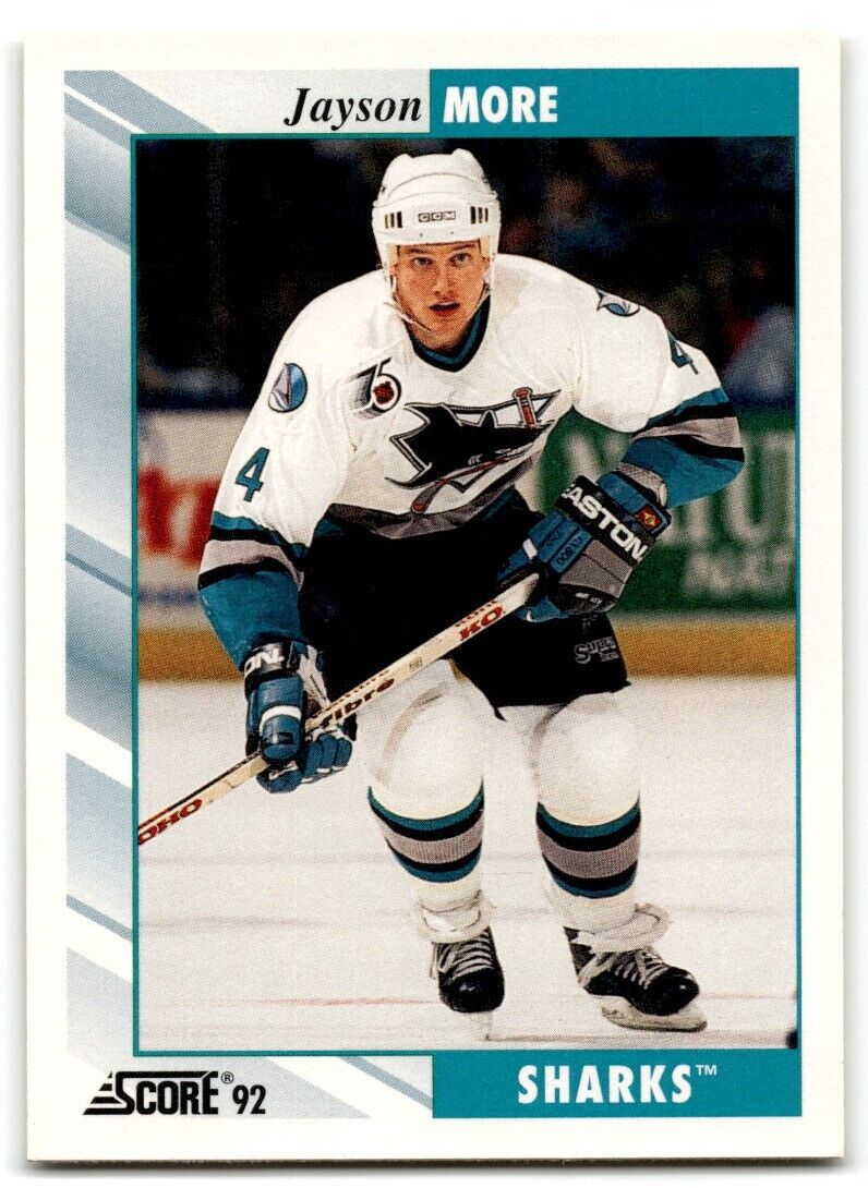 1992-93 Score Jay More San Jose Sharks #147