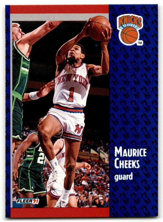 1991-92 Fleer Maurice Cheeks New York Knicks #135