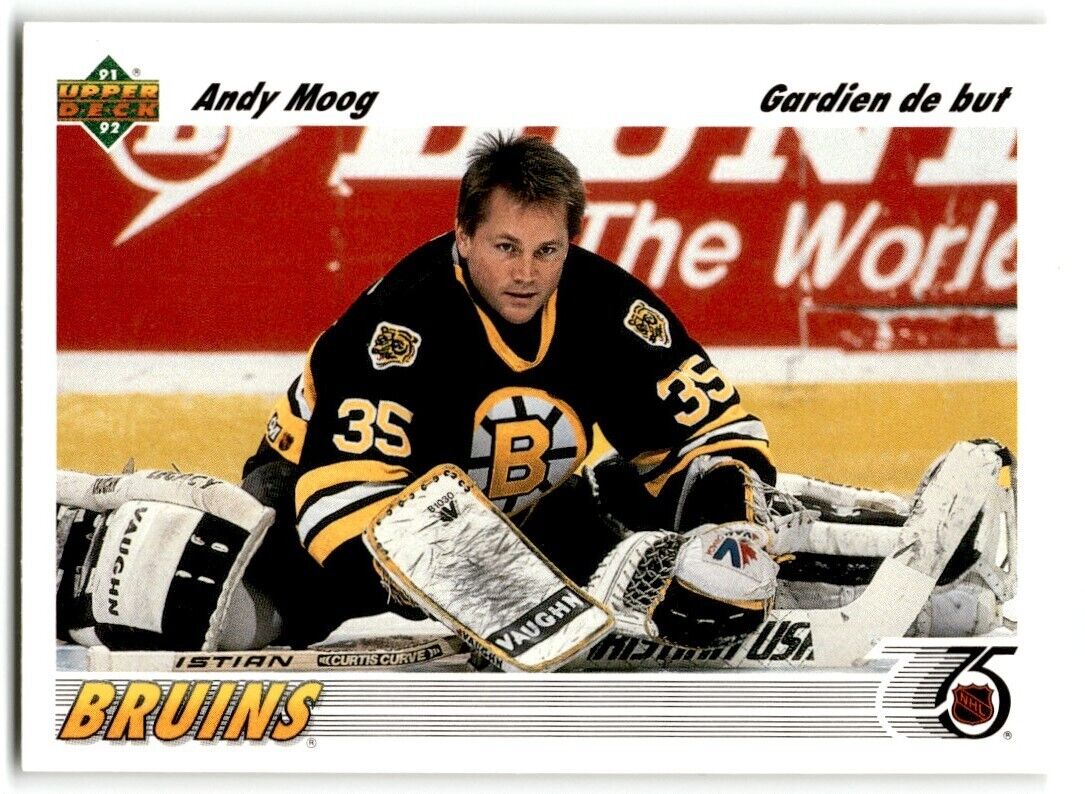 1991-92 Upper Deck Andy Moog Boston Bruins #147