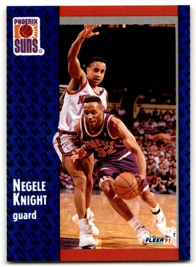 1991-92 Fleer Negele Knight Rookie Phoenix Suns #162