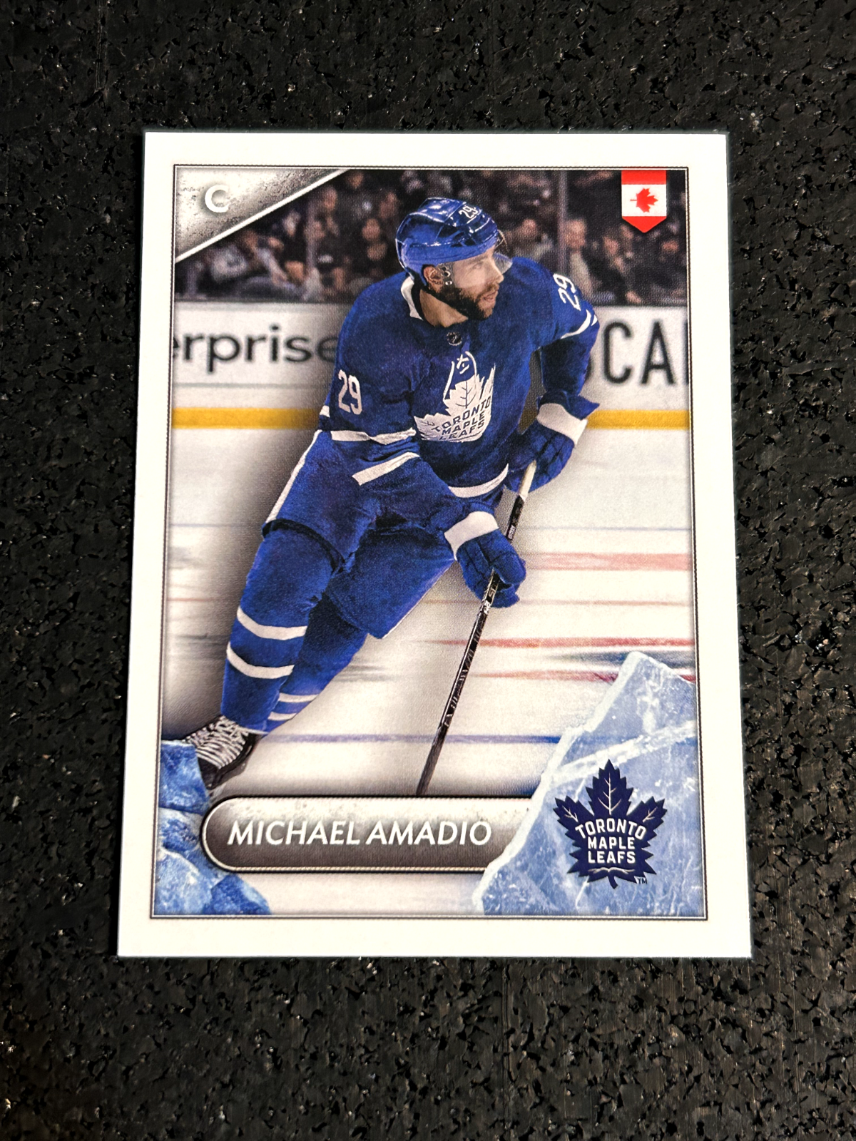 2021-22 Topps NHL Stickers #503 Michael Amadio - Toronto Maple Leafs