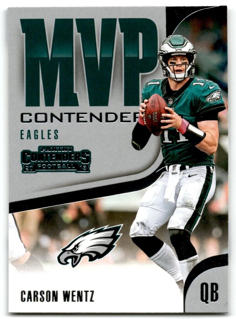 2018 Panini Contenders MVP Carson Wentz Philadelphia Eagles #MVP-9