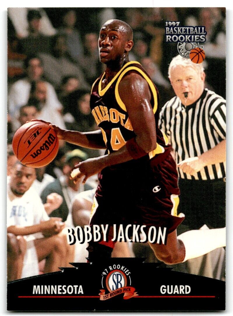 1997-98 Score Board Rookies Bobby Jackson Minnesota Golden Gophers #34