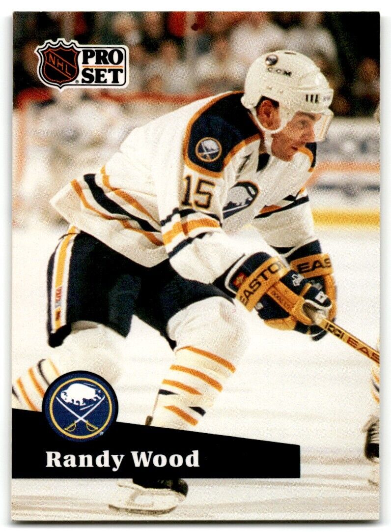 1991-92 Pro Set Randy Wood Buffalo Sabres #359