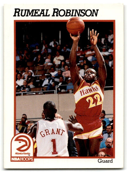 1991-92 Hoops Rumeal Robinson Atlanta Hawks #5