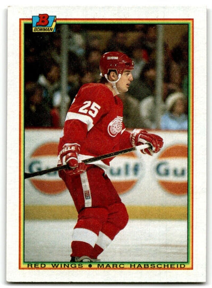 1990-91 Bowman Marc Habscheid Detroit Red Wings #228