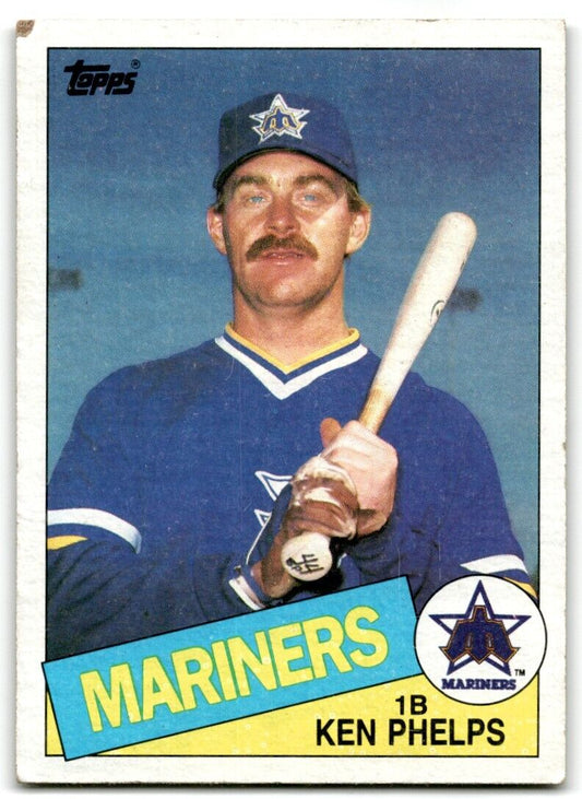 1985 Topps Ken Phelps Seattle Mariners #582