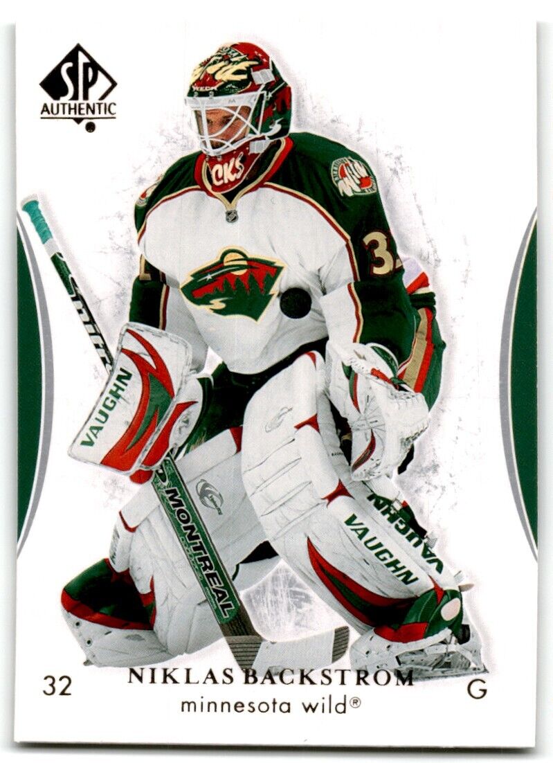 2007-08 SP Authentic Niklas Backstrom Minnesota Wild #79