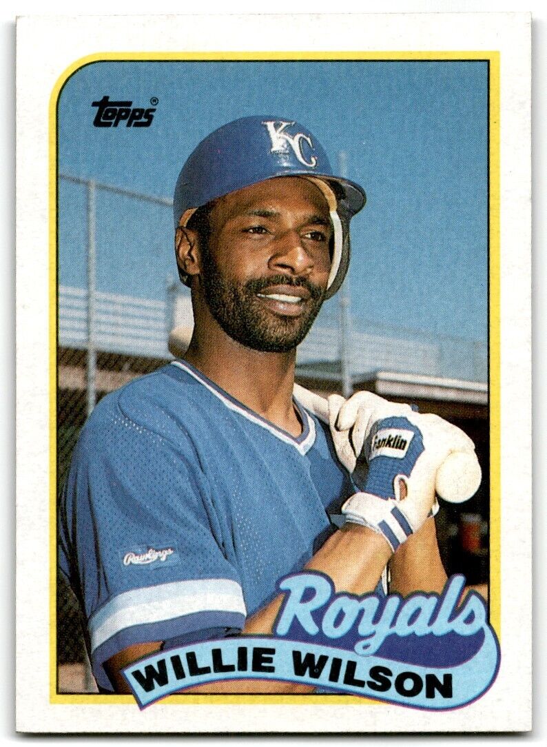 1989 Topps Willie Wilson Kansas City Royals #168