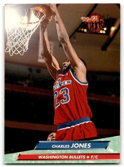 1992-93 Ultra Charles Jones Washington Bullets #369