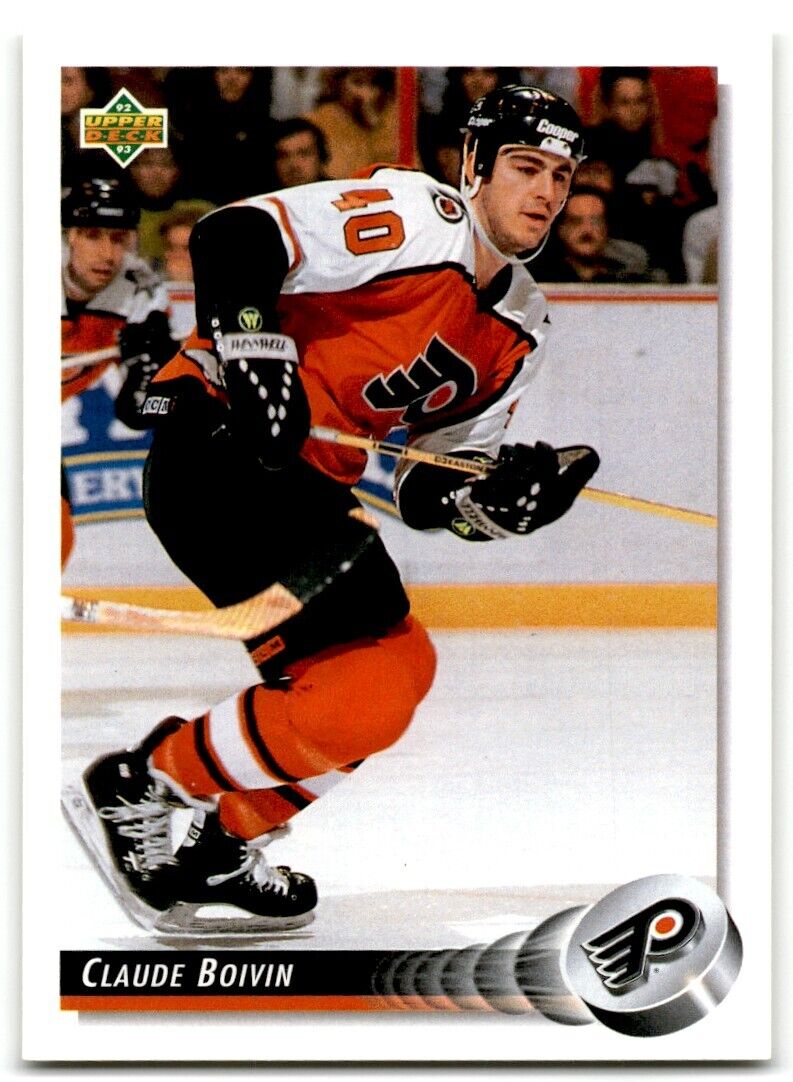 1992-93 Upper Deck Claude Boivin Philadelphia Flyers #57