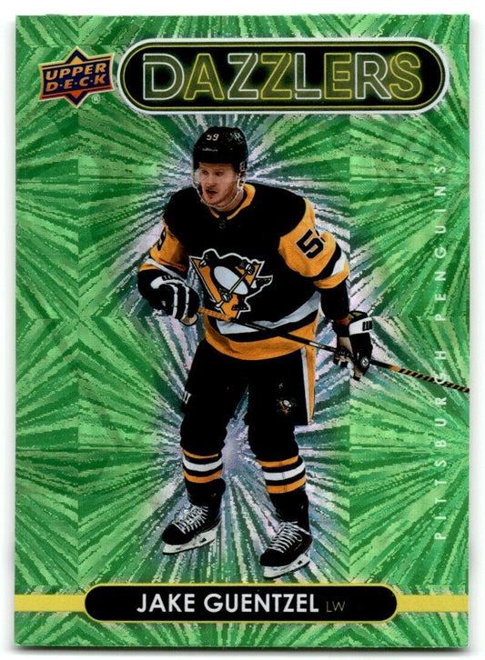 2021-22 Upper Deck Dazzlers Jake Guentzel Pittsburgh Penguins #DZ-36