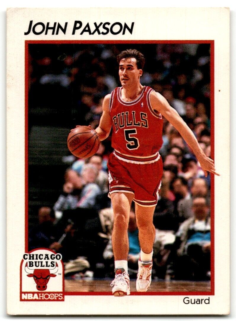 1991-92 Hoops McDonald's John Paxson Chicago Bulls #6