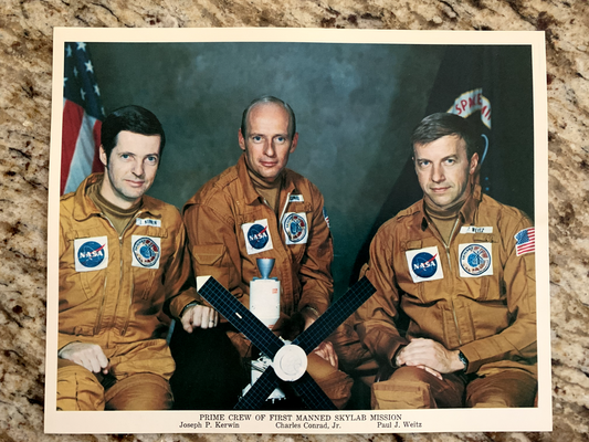 Skylab 2 crew astronauts official litho