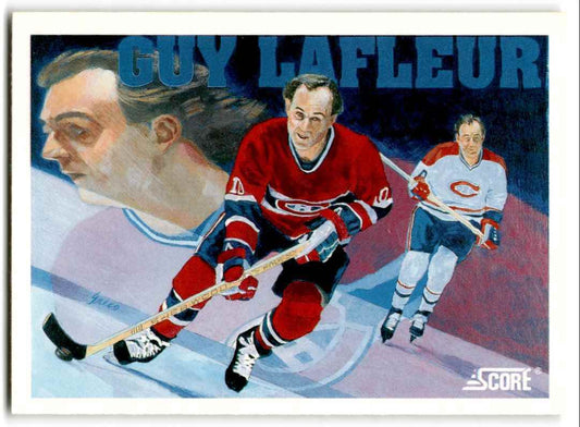 1991-92 Score Canadian English Guy Lafleur - Speed and Grace Montreal Canadiens