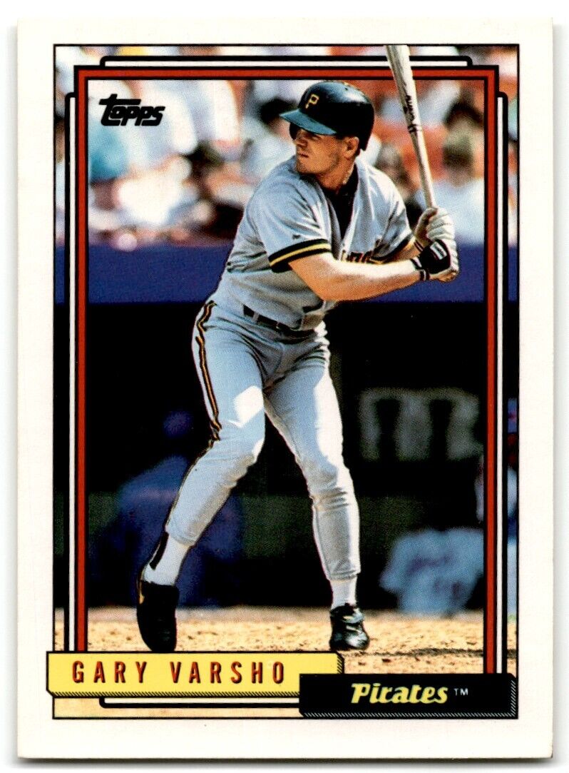 1992 Topps Gary Varsho Pittsburgh Pirates #122