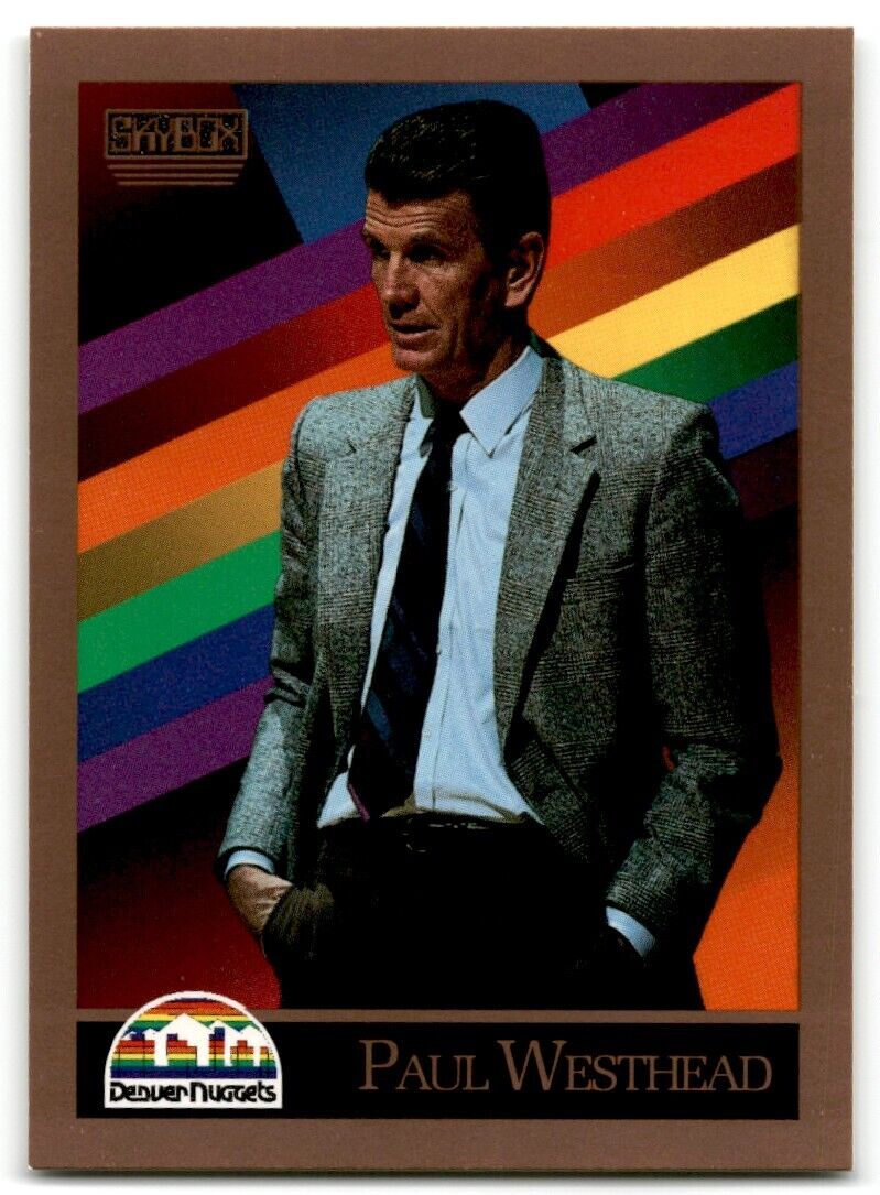 1990-91 SkyBox Paul Westhead Rookie Denver Nuggets #307