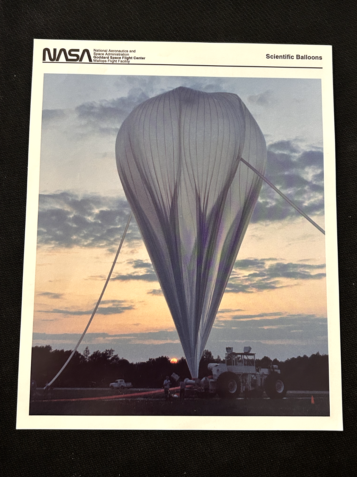 NASA Scientific Balloons 8X10 litho