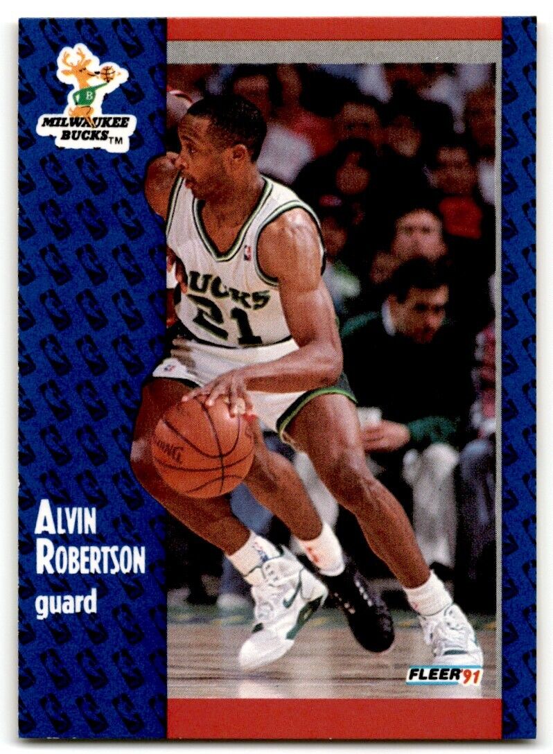 1991-92 Fleer Alvin Robertson Milwaukee Bucks #118