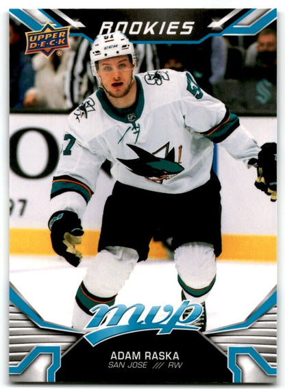 2022-23 Upper Deck MVP Adam Raska Rookie San Jose Sharks #230