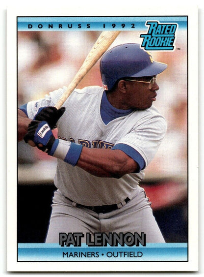 1992 Donruss The Rookies Pat Lennon Rookie Seattle Mariners #17