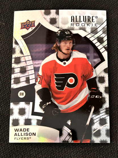 2021-22 Upper Deck Allure ROOKIE NHL Shield 1917 WADE ALLISON #124 Flyers RC