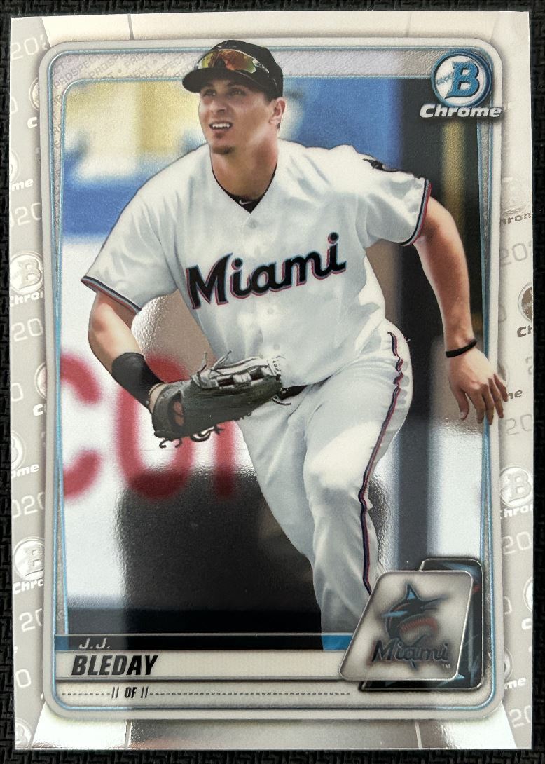 2020 Bowman Chrome Prospects J.J. Bleday Miami Marlins #BCP-116