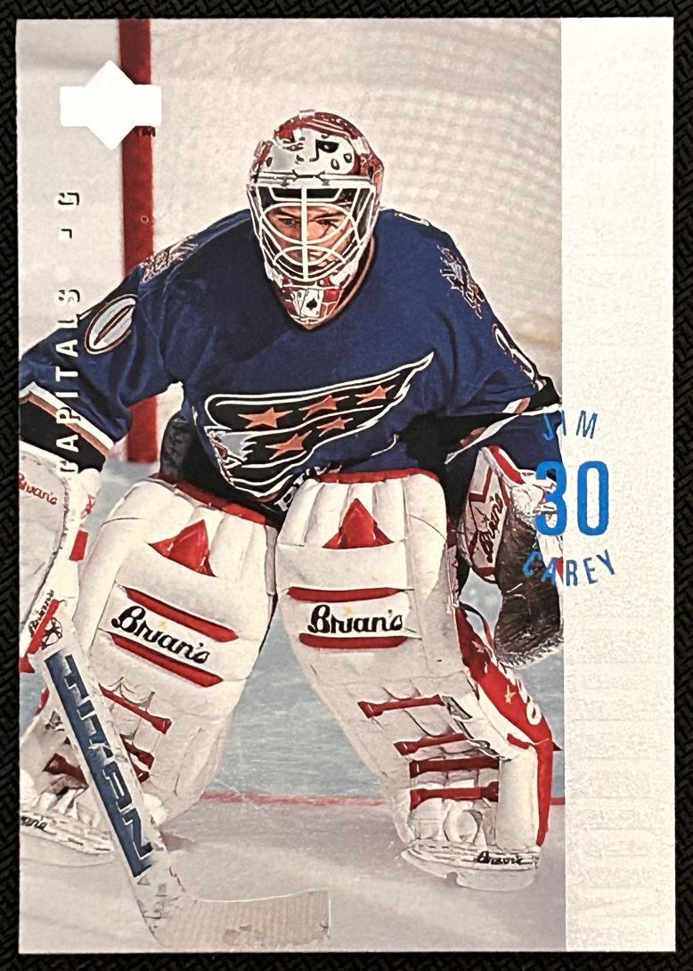 1995-96 Upper Deck Jim Carey Washington Capitals #SE87