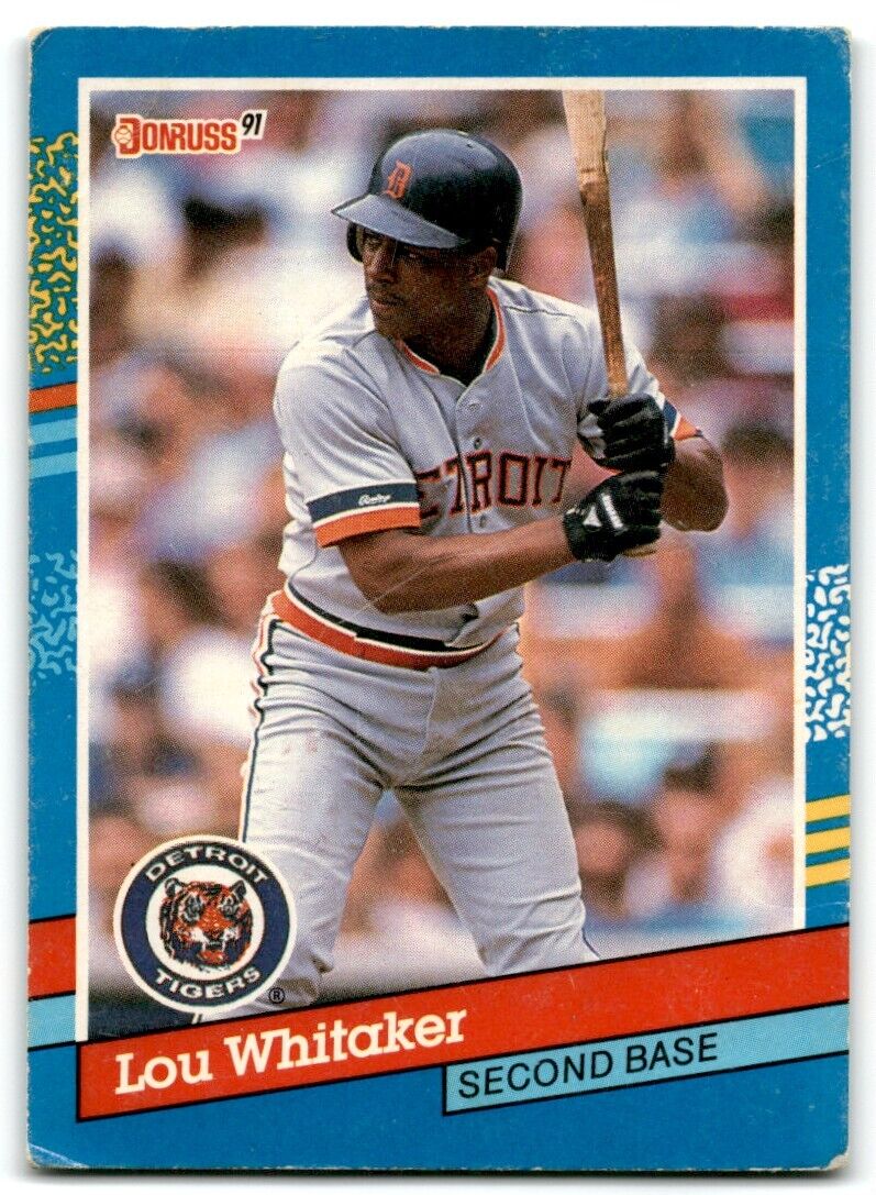 1991 Donruss Lou Whitaker Detroit Tigers #174