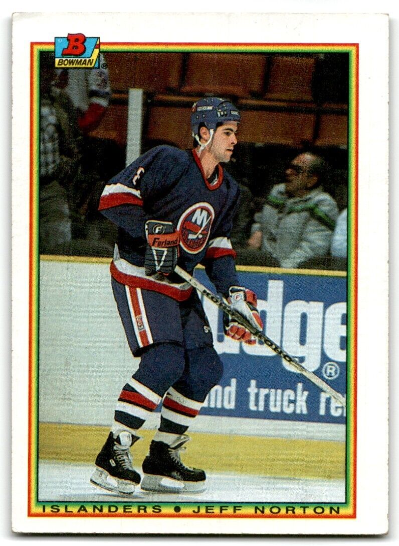 1990-91 Bowman Jeff Norton New York Islanders #122