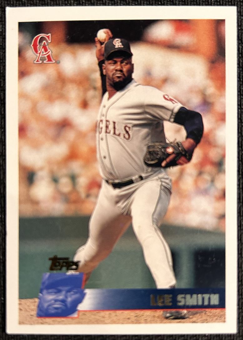 1996 Topps Lee Smith California Angels #251