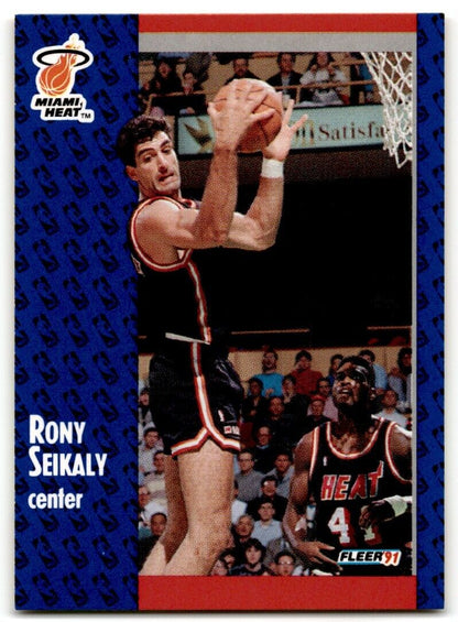 1991-92 Fleer Rony Seikaly Miami Heat #112